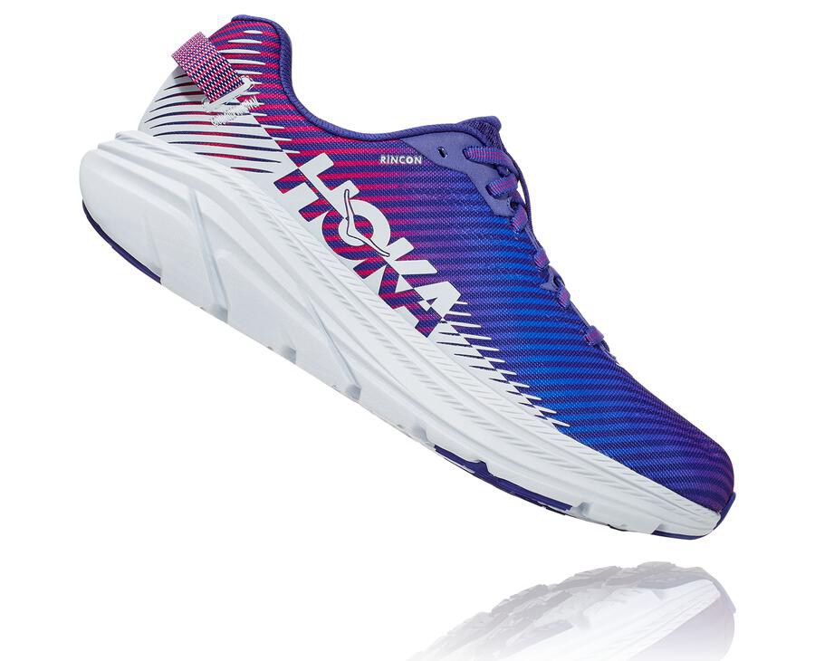 Hoka One One ランニングシューズ レディース 青/白 - リンコン2 - DM2759601